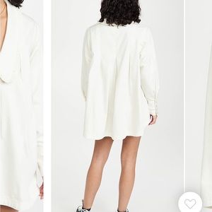 Free People Charlie Denim Button Down in Ecru